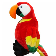Stuffed Animal Bird Red Parrot